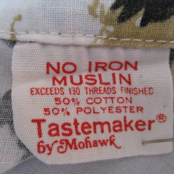 Vintage 1960s Tastemaker by Mohawk Leopard Print pillowcase - Picture 4 of 6